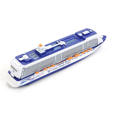 купить Технопарк, Модель металлическая Круизный лайнер (20 см, инерция, свет-звук) , SB-17-65-WB