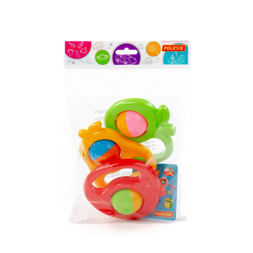 купить Набор погремушек "Фрукты" (3 шт)