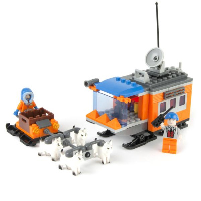 купить Город мастеров, Конструктор Арктика:Полярная станция с фигурками (196 деталей), UU-2503-R