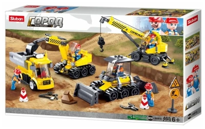 купить Конструктор Sluban Стройка в коробке (465 дет.)  M38-B0810