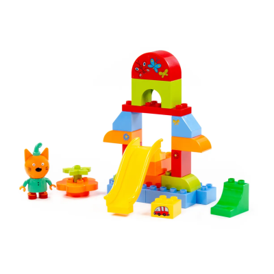 купить Конструктор Полесье "Макси" - "Три кота. Компот на горке",  24 эл.