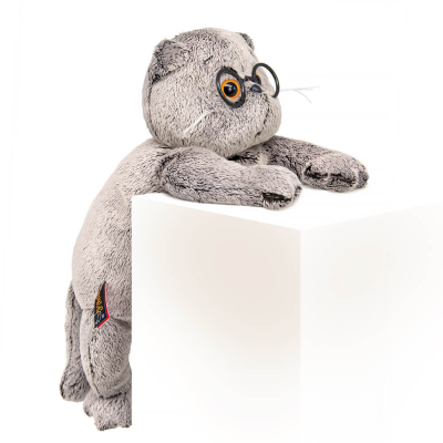 купить Мягкая игрушка Budi Basa Кот Басик в очках, 27 см