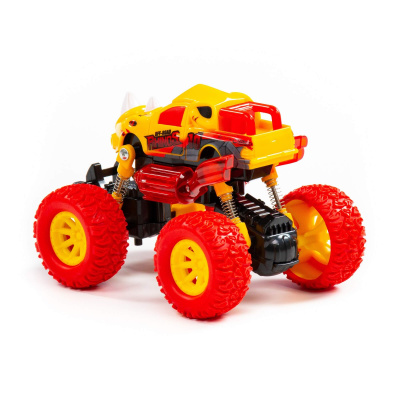 купить "Монстр РАЛЛИ" - "Носорог", автомобиль инерционный, Полесье, со светом и звуком,в коробке 78841