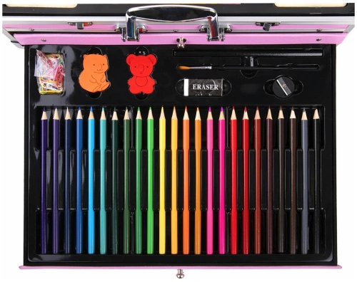 купить Юнландия Премиум, Набор Юного Художника "Mermaid" для рисования и творчества в кейсе, 238 предметов,