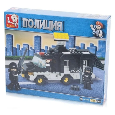 купить Конструктор Sluban "Транспортное средство команды", серия "Полиция", 206 деталей 