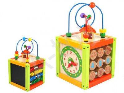 купить Куб большой Часы (дерево)