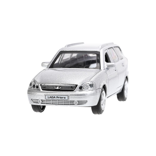 купить Машинка металлическая инерционная Технопарк LADA PRIORA, 12 см, серебристая