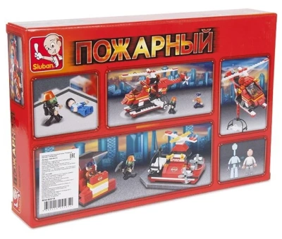 купить Конструктор Спасательный вертолет, Sluban серия Пожарные спасатели, M38-B0218
