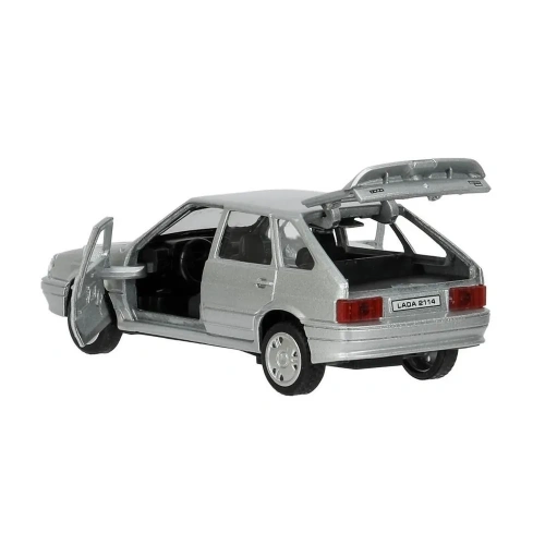 купить Машинка металлическая инерционная Технопарк LADA-2114 "SAMARA" 12 см, серебристая