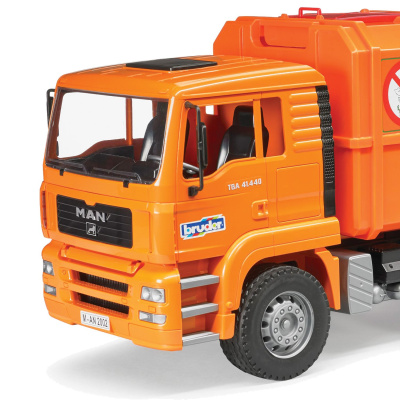 купить Bruder 03-760 Мусоровоз Bruder MAN TGA (цвет оранжевый)