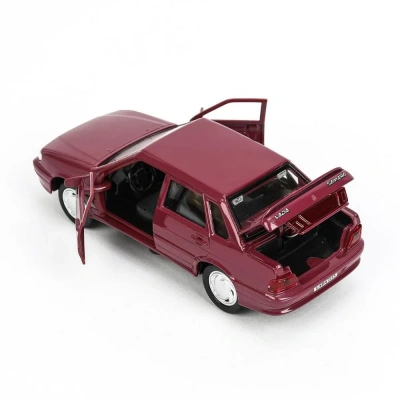 купить Машинка металлическая инерционная Технопарк Ваз-2115 Самара, 12 см, вишневая