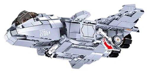 купить Конструктор Истребитель, Sluban серия Модельки, M38-B0931