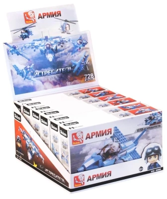 купить Набор конструкторов, Sluban из 6 летательных аппаратов, серия Армия, M38-B0666