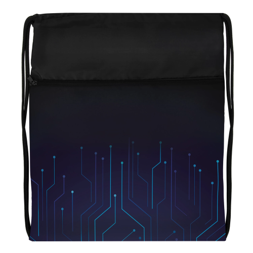 купить Мешок для обуви Brauberg Большой, с ручкой, карман на молнии, сетка для вентиляции, 49х41 см, "Elect