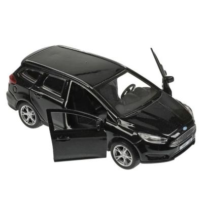 купить Машинка металлическая инерционная Технопарк Ford Focus Turnier 12 см, черная 