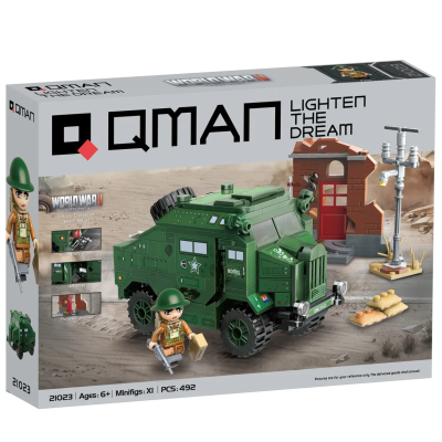 купить Конструктор Qman "Военная машина" (492 дет.)