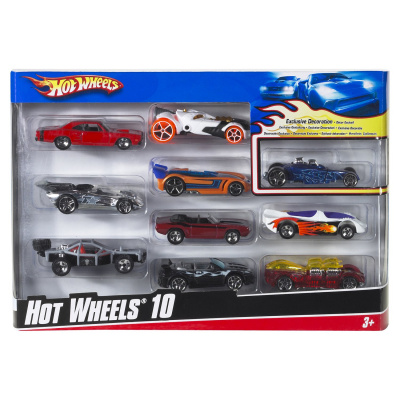 купить Подарочный набор Hot Wheels Базовые машинки (10 шт.) в ассортименте