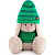 Budi Basa, Зайка Ми в зеленой шапке и снуде (большой, 23 см), SidM-370 купить