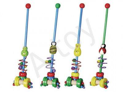 купить Каталка на палочке, 52 см (дерево)