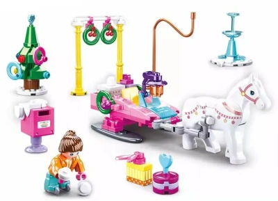 купить Конструктор Sluban "Зимняя прогулка" (149 дет.), M38-B0889C