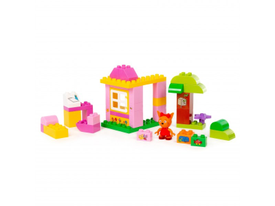 купить Конструктор Полесье "Макси" - "Три кота. Карамелька и домик", 44 эл.