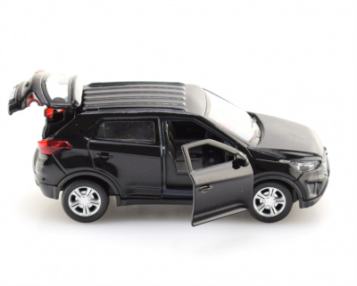 купить Технопарк, Модель мет. HYUNDAI CRETA (12 см, двери, багажник, инерция, черная), CRETA-BK
