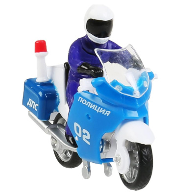 купить Набор полицейских машин Технопарк - Камаз-эвакуатор и Мотоцикл, инерционный