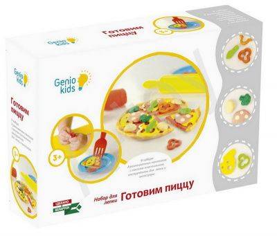 купить Набор пластилина "Готовим пиццу", Genio Kids