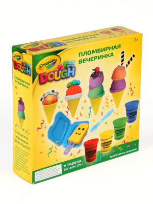 купить Игровой набор Пломбирная вечеринка, тесто для лепки