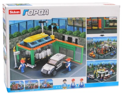 купить Конструктор Автомойка, Sluban серия Город, M38-B0759D