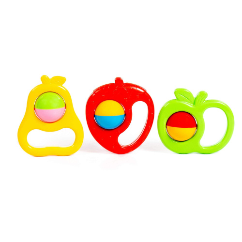 купить Набор погремушек "Фрукты" (3 шт)