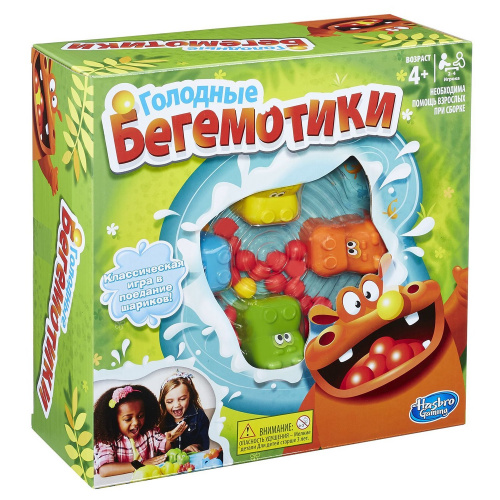 купить Игра Hasbro Голодные бегемотики 98936