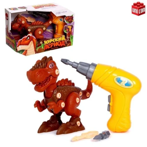купить Конструктор винтовой "Тиранозавр", с электрическим шуруповёртом  5082374