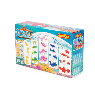 купить Конструктор Полесье "Макси",  Морские обитатели  (88 элементов) 