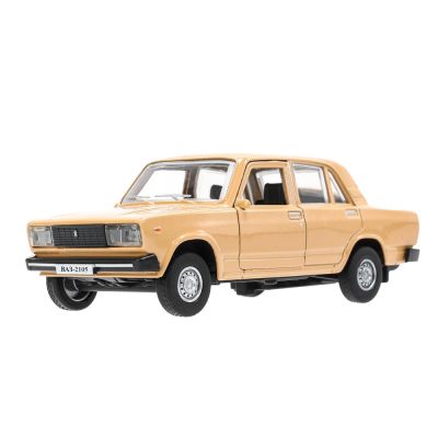 купить Машинка металлическая инерционная Технопарк LADA ваз-2105 (1997) 12 cm, бежевая