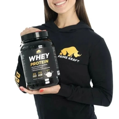 купить Протеин сывороточный PRIMEKRAFT Whey Protein - Natural (чистый, без вкуса) банка 900гр