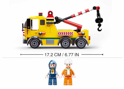 купить Sluban, Конструктор, серия Город - Передвижной кран - эвакуатор (205 дет.), M38-B0877