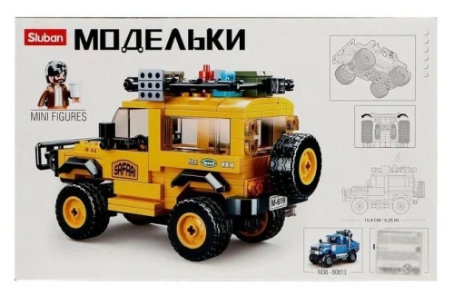 купить Конструктор SLUBAN Машинка M38-B0815