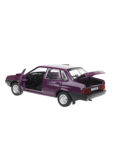купить Машинка металлическая инерционная Технопарк LADA-21099 "СПУТНИК" 12 см, фиолетовая