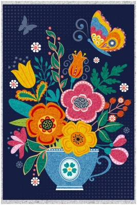 купить Набор для творчества. Песочная фреска "Букет цветов" (рамка, 6 цветов, 205х290 мм)