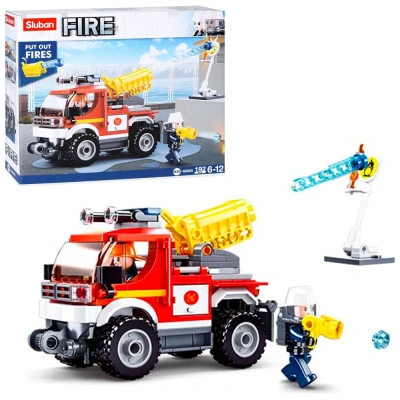 купить Конструктор Пожарная машина, Sluban, серия Пожарная бригада, M38-B0965