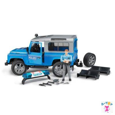 купить Bruder, внедорожник Land Rover Defender Station Wagon с фигуркой, 02-597