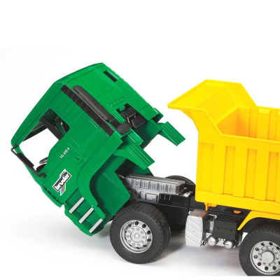 купить Bruder, Самосвал MAN (подходит модуль со звуком и светом H), 02-765