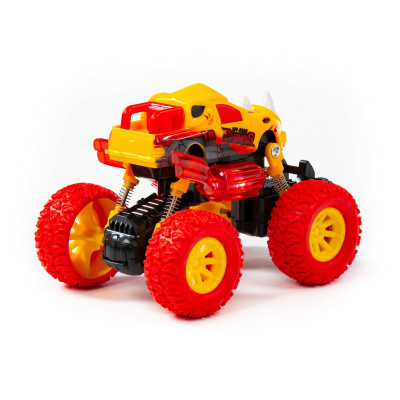 купить "Монстр РАЛЛИ" - "Носорог", автомобиль инерционный, Полесье, со светом и звуком,в коробке 78841