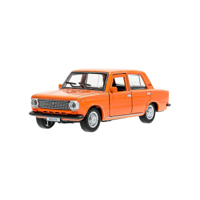 купить Машинка металлическая инерционная Технопарк ваз-2101, 12 см, оранжевая