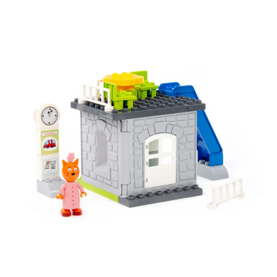 купить Конструктор Полесье "Макси" - "Три кота. Мама на автовокзале", 24 эл.