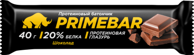 купить Батончик с содержанием протеина "PRIMEBAR", со вкусом шоколада 40г*15шт