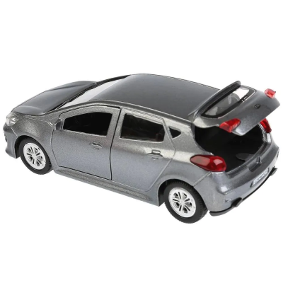купить Машинка металлическая инерционная Технопарк Kia Ceed, 12 см. серая