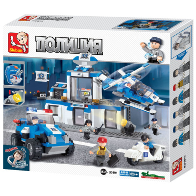 купить Sluban, Конструктор, серия Полиция - Полицейский спецназ (492 дет.),M38-B0191