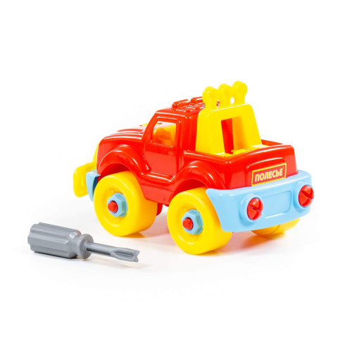 купить Полесье, Конструктор-транспорт "Джип" (22 элемента) (в пакете), 78216